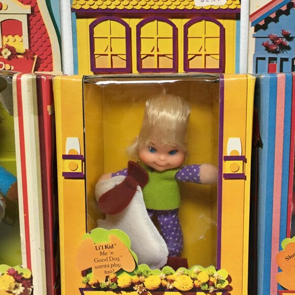 Lot of Nine (9) Vintage 1975 "Honey Hill Bunch" Dolls - by Mattel - Picture 5 of 13